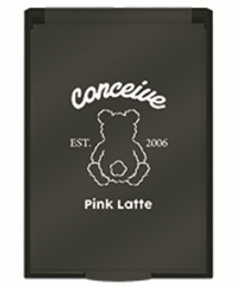 【送料無料】　オリジナル　Sサイズミラーくま　PINK LATTE　動物　アニマル　鏡　折りたたみ　メイク　化粧　コスメ　雑貨　グッズ　かわいい