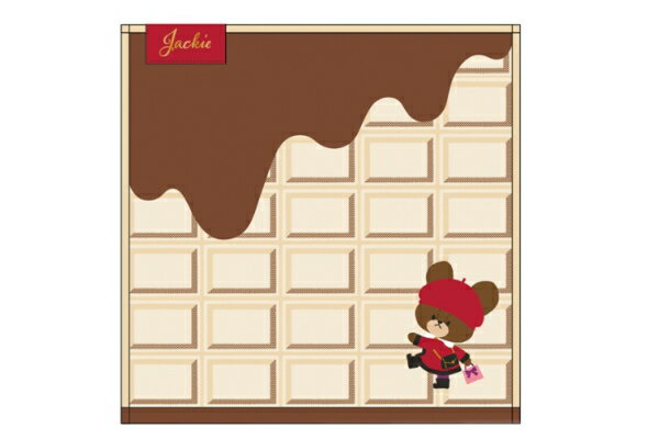 くまのがっこう ミニタオルジャッキーズチョコレート キャラクター たおる ハンカチ ハンドタオル プール 海 お出かけ アウトドア 雑貨 グッズ かわいい