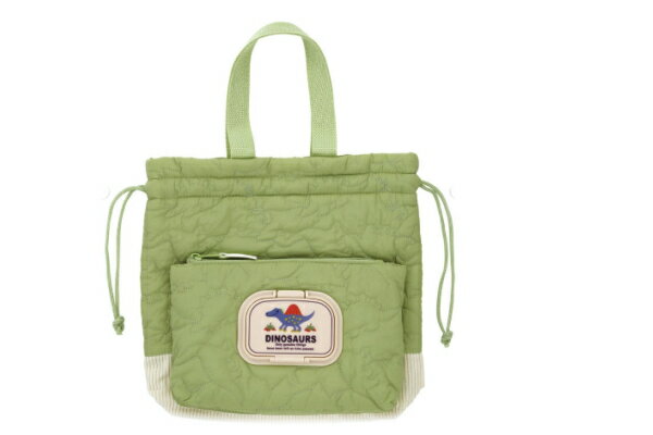 オリジナル　イブル生地おしりふきポケット付おむつ巾着DINOSAURS　ダイナソー　恐竜　サウルス　動物..