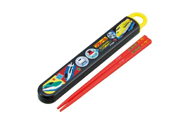 【日本製】　タカラトミー　プラレール　抗菌食洗機対応スライド箸と箸箱セット26　でんしゃ　のりもの..