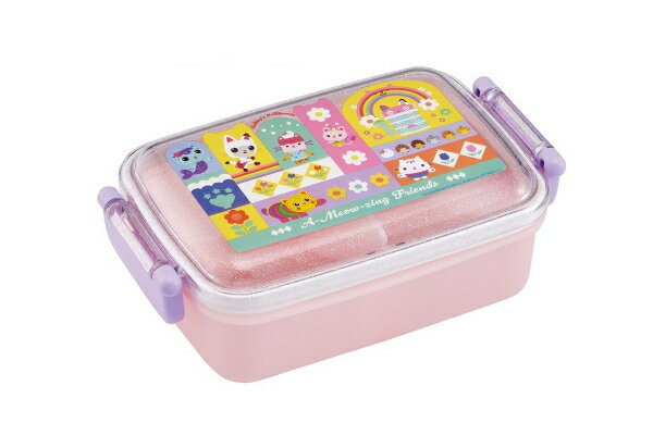 【日本製】　ギャビーのドールハウス　食洗機対応ふわっとフタタイトランチボックス角型アニメ　ランチ..