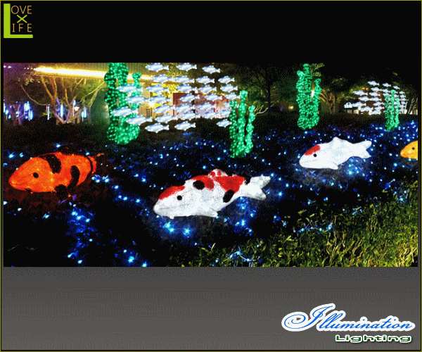 【イルミネーション】水草【L】【草】【池】【ワカメ】【海藻】【日本】【アニマル】【動物】【立体】【3D】【アート】【LED】【輝き】【電飾】【モチーフ】【クリスマス】【クリスタル】【かわいい】