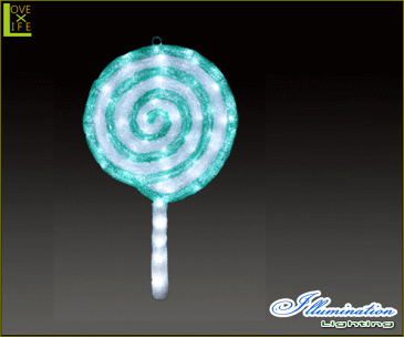 【イルミネーション】メロン【キャンディ】【アート】【お菓子】【あめちゃん】【ペロペロキャンディ】【あめ】【LED】【クリスタル】【電飾】【モチーフ】【クリスマス】【かわいい】