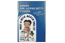 【アメリカン雑貨】【Betty Boop】サインステッカー【WHAT A NICE BEACH THIS IS】【海】【ベティ・ブープ】【ベティ】【STICKER】【シール】【雑貨】【アメリカ雑貨】【アメリカ】【USA】【おしゃれ】(3)