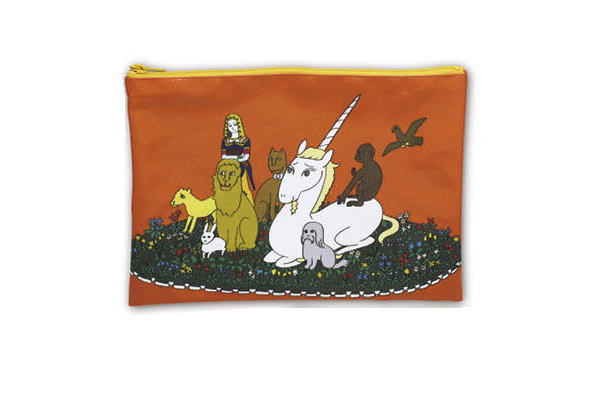 【送料無料】【日本製】【びじゅチューン】ポーチ【貴婦人でごめユニコーン】【美術】【小物入れ】【Eテレ】【化粧ポーチ】【ケース】【グッズ】【NHK】【キャラクター】【コレクター】【テレビ】のサムネイル