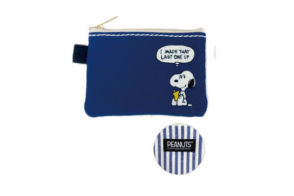 【スヌーピー】【SNOOPY】カラーティッシュケース【ネイビー】【ピーナッツ】【小物入れ】【ポーチ】【ティッシュポーチ】【ティッシュ入れ】【スクール】【学校】【グッズ】