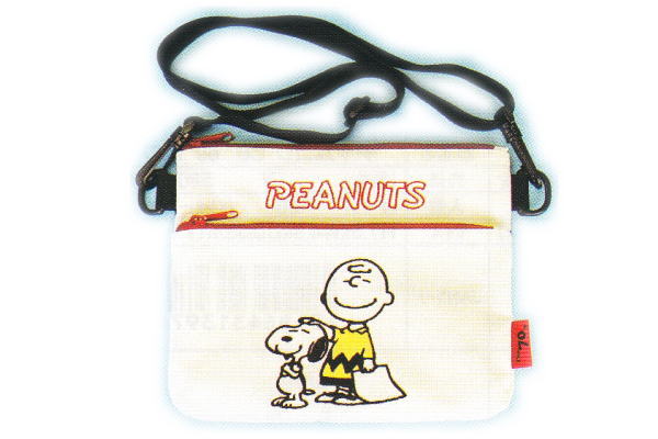 【スヌーピー】【SNOOPY】サコッシュ【SN 70`s】【ピーナッツ】【ウッドストック】【すぬーぴー】【かばん】【鞄】【カバン】【バッグ】【小物入れ】【ポーチ】【化粧ポーチ】【ケース】【グッズ】