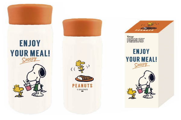 【スヌーピー】【SNOOPY】ステンレスボトル【S】【OR】【ボトル】【水筒】【WEMUG】【給水】【すいとう】【マグ】【グッズ】【遠足】【行楽】【キッチン】【かわいい】