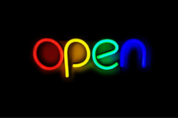 ネオン　カラフルOPENOPEN　オープン　カフェ　クルマ　BAR　バー　ネオンライト　電飾　LED　ライト　サイン　neon　看板　イルミネーション　インテリア　店舗　ネオンサイン　アメリカン雑貨　おしゃれ