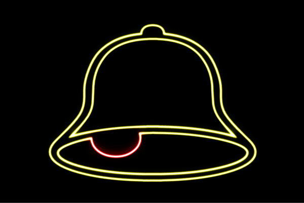ネオン　ベルべる　鐘　かね　教会　式場　結婚　ネオンライト　電飾　LED　ライト　サイン　neon　看板　イルミネーション　インテリア　店舗　ネオンサイン　アメリカン雑貨　おしゃれ