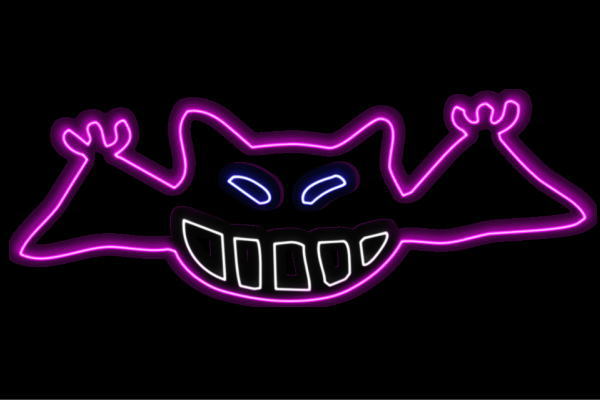 ネオン　コウモリこうもり　バンパイア　ハロウィン　トリ　鳥　動物　アニマル　ネオンライト　電飾　LED　ライト　サイン　neon　看板　イルミネーション　インテリア　店舗　ネオンサイン　アメリカン雑貨　おしゃれ