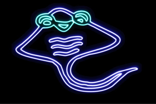 ネオン　エイマンタ　えい　まんた　海　魚　動物　アニマル　ネオンライト　電飾　LED　ライト　サイン　neon　看板　イルミネーション　インテリア　店舗　ネオンサイン　アメリカン雑貨　おしゃれ