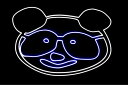 ネオン パンダフェイスぱんだ くま クマ 動物 アニマル ネオンライト 電飾 LED ライト サイン neon 看板 イルミネーション インテリア 店舗 ネオンサイン アメリカン雑貨 おしゃれ