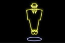 ネオン ジェントルマンgentleman 男性 男 トイレ 公衆トイレ アイコン イラスト ネオンライト 電飾 LED ライト サイン neon 看板 イルミネーション インテリア 店舗 ネオンサイン アメリカン雑貨