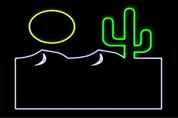【ネオン】砂漠【さばく】【沙漠】【サボテン】【イラスト】【アイコン】【ネオンライト】【電飾】【LED】【ライト】【サイン】【neon】【看板】【イルミネーション】【インテリア】【店舗】【ネオンサイン】【アメリカン雑貨】【おしゃれ】