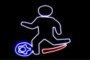 ネオン サッカーフットボール フットサル ボール スポーツ アイコン イラスト ネオンライト 電飾 LED ライト サイン neon 看板 イルミネーション インテリア 店舗 ネオンサイン アメリカン雑貨