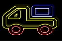 ネオン トラック2 TRACK 車 くるま クルマ カー 乗り物 イラスト ネオンライト 電飾 LED ライト サイン neon 看板 イルミネーション インテリア 店舗 ネオンサイン アメリカン雑貨