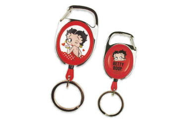 【送料無料】【アメリカン雑貨】【BettyBoop】キャラリールキーホルダー【投げキッス】【ベティ】【ベティちゃん】【ベティ・ブープ】【アメリカ】【キーホルダー】【キーチェーン】【リール】【かわいい】