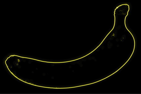ネオン　バナナばなな　BANANA　果物　フルーツ　くだもの　リアル　BAR　バー　ネオンライト　電飾　LED　ライト　サイン　neon　看板　イルミネーション　インテリア　店舗　ネオンサイン　アメリカン雑貨