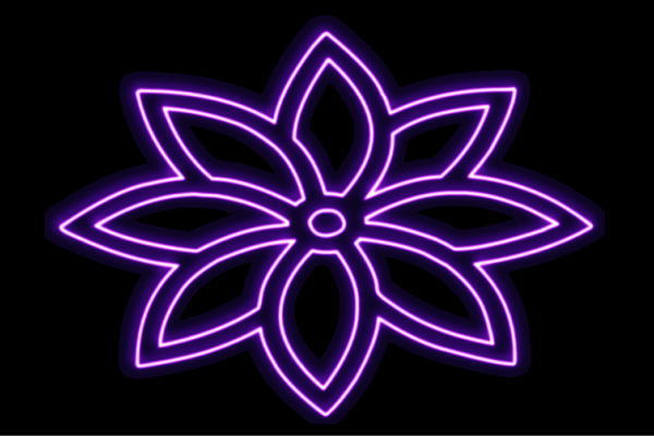 【ネオン】花【9】【家紋】【ふらわー】【フラワー】【はな】【ハナ】【FLOWER】【お花】【ネオンライト】【電飾】【LED】【ライト】【サイン】【neon】【看板】【イルミネーション】【インテリア】【店舗】【ネオンサイン】【アメリカン雑貨】【おしゃれ】