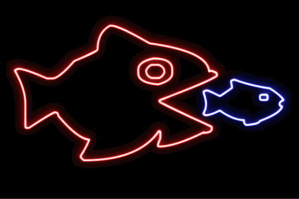 ネオン　お魚25　魚　フィッシュ　さかな　サカナ　FISH　海　うみ　ネオンライト　電飾　LED　ライト　サイン　neon　看板　イルミネーション　インテリア　店舗　ネオンサイン　アメリカン雑貨　おしゃれ