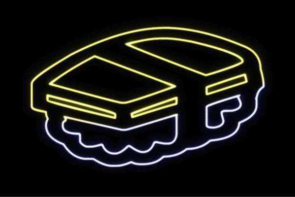 ネオン　たまごタマゴ　玉子　お寿司　寿司　おすし　すし　鮨　スシ　握り　ネオンライト　電飾　LED..