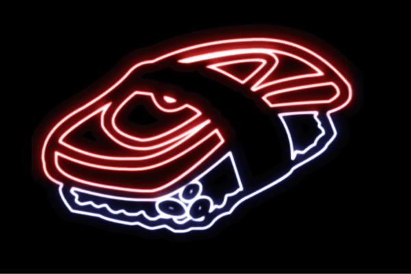 ネオン　お寿司21　寿司　おすし　すし　鮨　スシ　軍艦巻き　軍艦　巻物　ネオンライト　電飾　LED　ライト　サイン　neon　看板　イルミネーション　インテリア　店舗　ネオンサイン　アメリカン雑貨