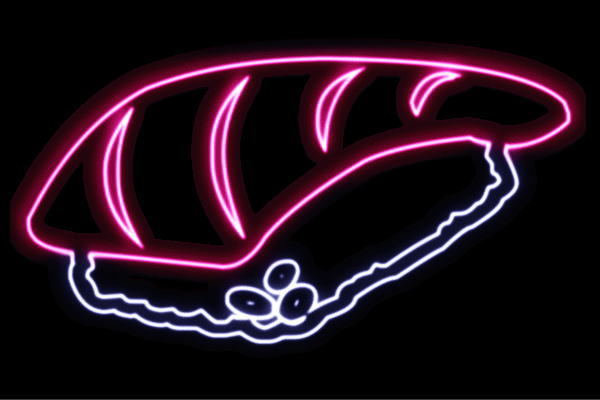 ネオン　サーモン2　さーもん　お寿司　寿司　おすし　すし　鮨　スシ　握り　ネオンライト　電飾　LED　ライト　サイン　neon　看板　イルミネーション　インテリア　店舗　ネオンサイン　アメリカン雑貨