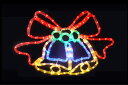 【イルミネーション】レッドリボンジングルベル【ミックス】【ベル】【リボン】【ジングルベル】【ライト】【LED】【2D】【装飾】【飾り】【アート】【輝き】【電飾】...