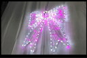 【イルミネーション】リボンライト【ホワイトピンク】【プレゼント】【リボン】【ライト】【りぼん】【LED】【2D】【装飾】【飾り】【アート】【輝き】【電飾】【モチ...