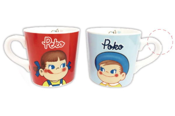【ペコちゃん】ペアマグカップ【ペコポコ】【ミルキー】【不二家】【Milky】【ママの味】【ペコ】【ポコ】【PEKO】【ふじや】【マグカップ】【ペア】【コップ】【カップ】【マグコップ】【マグ】【食器】【キッチン】【グッズ】のサムネイル