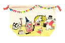 【ムーミン】【Moomin】マチ付巾着【サーカス】【ミイ】【リトルミイ】【アニメ】【絵本】【キャラクター】【巾着袋】【きんちゃく】【ランチ巾着】【お弁当】【袋】【小物入れ】【学校】【スクール】【習い事】【グッズ】