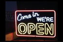 【ネオン】COME IN WE'RE OPEN【オープン】【OPEN】【カフェ】【BAR】【バー】【レストラン】【飲食店】【ショップ】【ネオンライト】【電飾】【...
