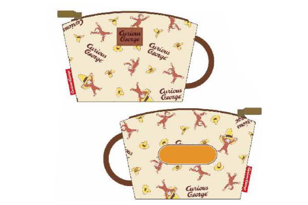 【送料無料】【おさるのジョージ】消臭おしりふきポーチ【おさる】【さる】【ジョージ】【ひとまねこざる】【Curious George】【絵本】【アニメ】【おしりふ...