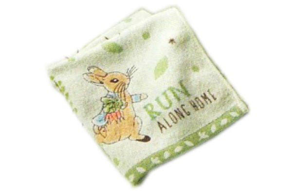 【送料無料】【ピーターラビット】【PeterRabbit】ウォッシュタオル【ランニングピーター】【絵本】【児童書】【うさぎ】【ピーター】【ハンドタオル】【ハンカチ】【タオル】【たおる】