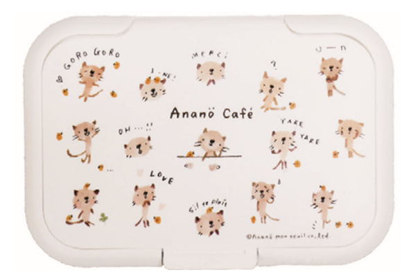 【送料無料】【日本製】【アナノカフェ】ニャーピウェットティシュ・フラップ【ホワイト】【Anano Cafe】【ウェットティシュ】【おしりふき】【蓋】【フタ】【贈り物】【ギフト】【赤ちゃん】【赤ん坊】【ベビー】