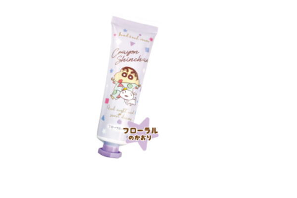 【クレヨンしんちゃん】ハンドクリーム【フローラルの香り】【クリーム】【くれよんしんちゃん】【しんちゃん】【野原しんのすけ】【ネイルクリーム】【漫画】【映画】【漫画】【グッズ】【かわいい】