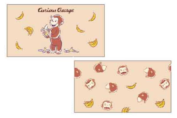 【送料無料】 【おさるのジョージ】マスクケース【バナナ】【さる】【ジョージ】【ひとまねこざる】【Curious George】【絵本】【アニメ】【ケース】 【マスク】