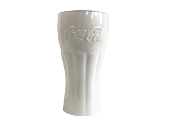 グラス（1000円程度） 【メイドインフランス】【コカ・コーラ】【COCA-COLA】ジェヌイングラス【ホワイト】【雑貨】【グラス】【コップ】【コーク】【アメリカン雑貨】【ドリンク】【ブランド】【アメリカ】【おしゃれ】