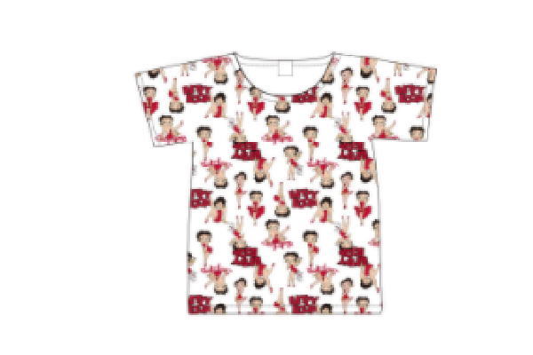 【送料無料】 【Betty Boop】Tシャツ【M】【総柄】【ベティ・ブープ】【ベティ】【ベティちゃん】【アメリカ】【USA】【アメキャラ】【シャツ】【ティーシャツ】【服】【衣服】【レディース】【ファッション】【グッズ】