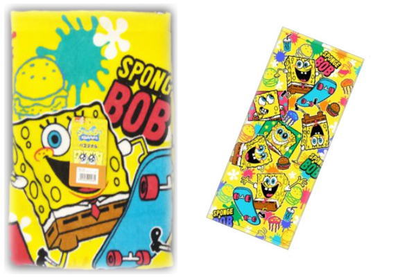 【送料無料】 【スポンジボブ】バスタオル【ストリート】【SpongeBob】【ボブ】【スポンジ・ボブ ...