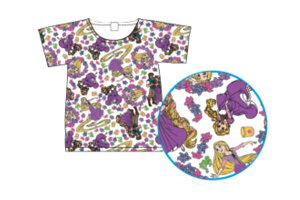 【ディズニープリンセス】Tシャツ【130】【パターン】【ラプンツェル】【塔の上のラプンツェル】【姫】【プリンセス】【ディズニー】【映画】【アニメ】【シャツ】【ティーシャツ】【服】【衣服】【キッズ】【子供】【ファッション】【グッズ】【かわいい】