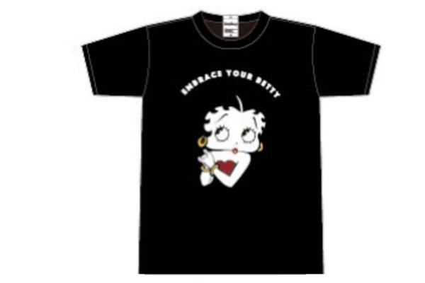 【送料無料】 【BettyBoop】Tシャツ【L】【ハーフアップ】【アメリカ】【ベティ・ブープ】【ベティちゃん】【ベティ】【シャツ】【ティーシャツ】【服】【衣服】【レディース】【ファッション】【グッズ】