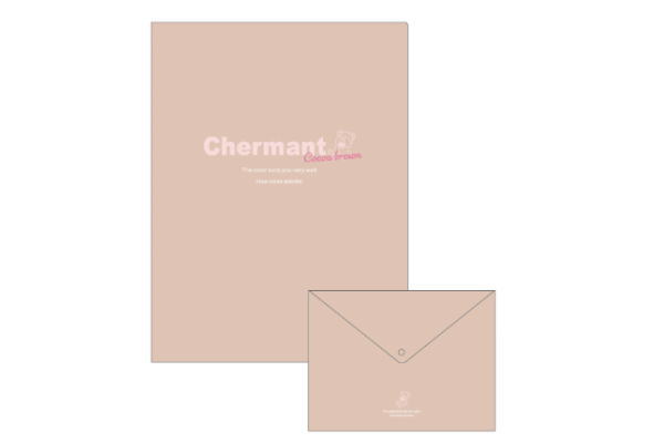 【オリジナル】6＋1マルチホルダークリアファイル【ココアブラウン】【クリアファイル】【ファイル】【..