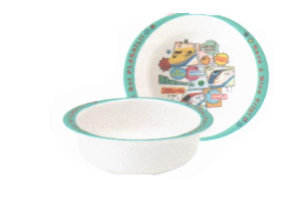 タカラトミー　プラレール　メラミン製ボウル電車　でんしゃ　新幹線　しんかんせん　乗り物　のりもの..