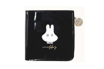 【miffy】【ミッフィー】【スウィートチョコレートシリーズ】2つ折り財布【BK】【ウサギ】 【ミッフィーちゃん】【ナインチェ・プラウス】【絵本】【アニメ】【さいふ】【財布】【サイフ】【ウォレット】【雑貨】【グッズ】