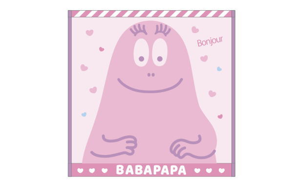 【送料無料】 【バーバパパ】【BARBAPAPA】ミニタオル【ボーンジュールバーバパパ】【バーバパパ】【フランス】【バーバ】【バーバママ】 【アニメ】【タオル】【たおる】【ハンドタオル】【ハンカチ】【生活雑貨】【グッズ】