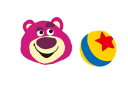 【送料無料】 【ピクサーキャラクター】ワッペン2Pセット【ロッツォとピクサーボール】【トイストーリー】【バズ】【ウッディ】【ディズニー】【映画】【アニメ】【ワッ...