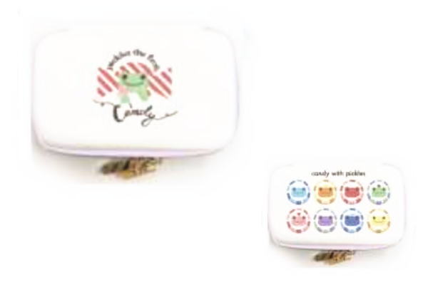【送料無料】 【かえるのピクルス】ガジェットポーチ【ホワイト】【にじいろキャンディ】【絵本】【キ..