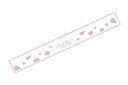【送料無料】 【日本製】 オリジナル スリム定規17cm ピンク 牛柄 カウスタイル スモーキーカラー 定規 ものさし 筆記用具 文房具 学校 塾 勉強 雑貨...